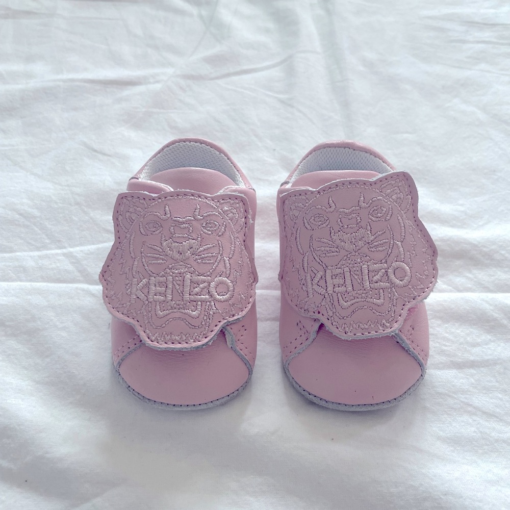 Kenzo Pink Baby Walker Shoes